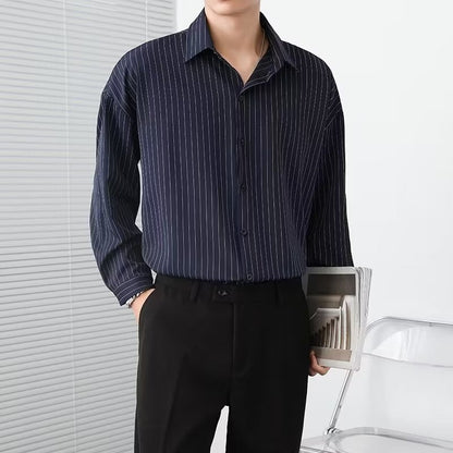 Men's Pinstripe Shirt | Long Sleeve