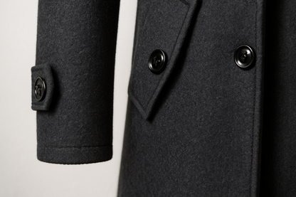 Men's Pea Coat | Button Front