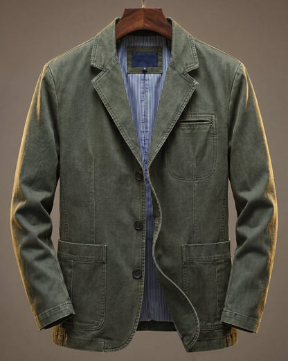 Men's Patch Pocket Blazer | Notch Lapel