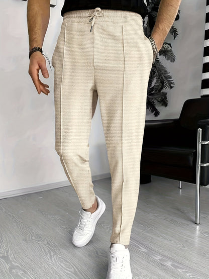 Men's Tapered Drawstring Trousers | Tapered Fit