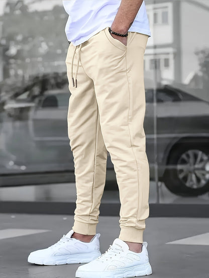Men's Slim Tapered Jogger Trousers | Cuffed Fit