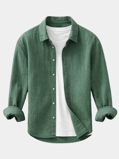 Men's Long Sleeve Overshirt | Button Down