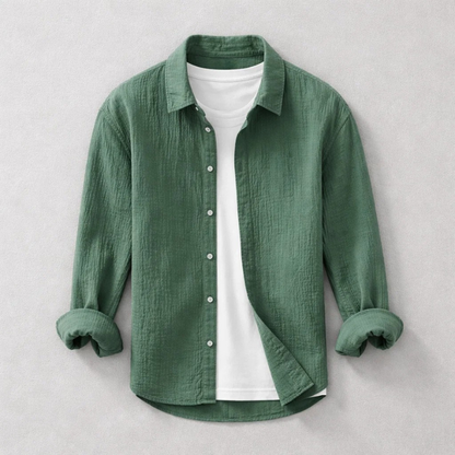 Men's Long Sleeve Overshirt | Button Down