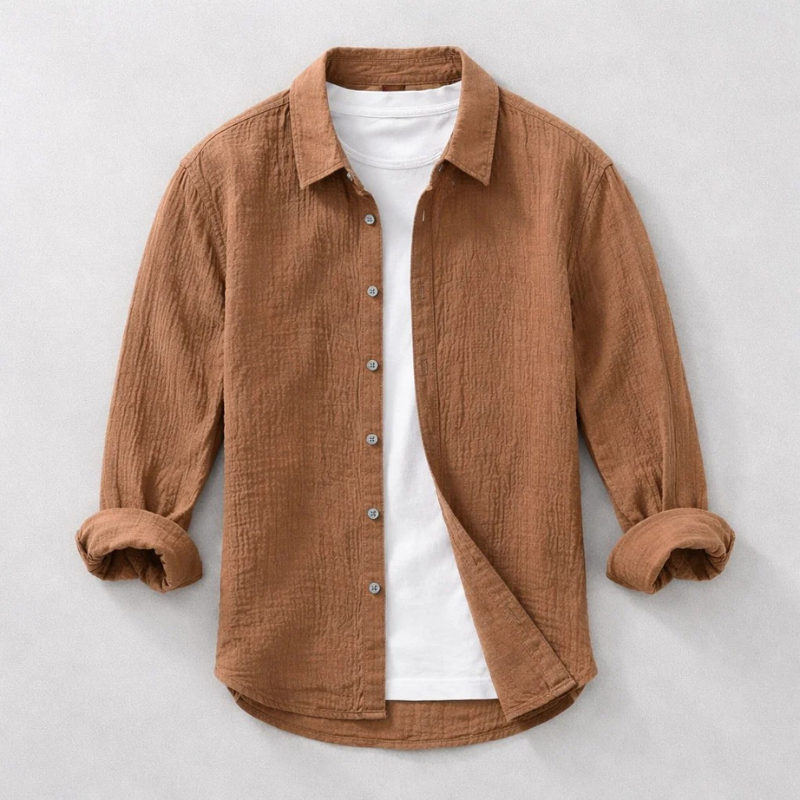 Men's Long Sleeve Overshirt | Button Down