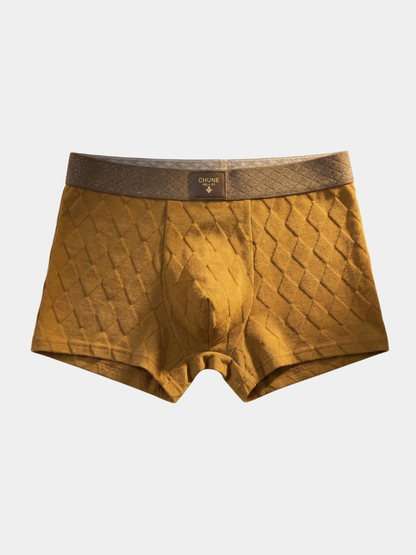 Men's Textured Fitted Shorts | Slim Fit