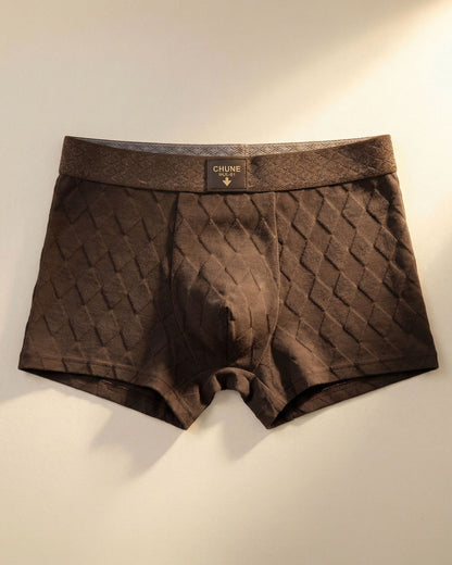 Men's Textured Fitted Shorts | Slim Fit