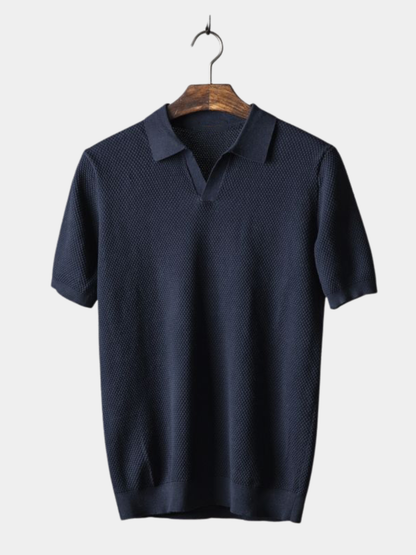 Men's Open Collar Polo | Short Sleeve