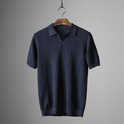 Men's Open Collar Polo | Short Sleeve