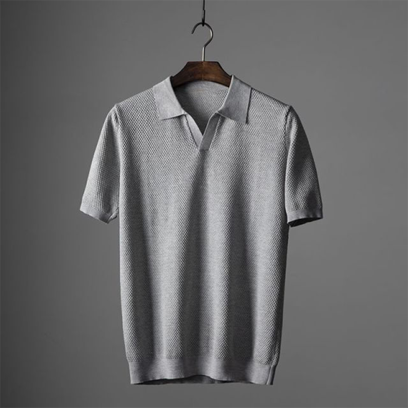 Men's Open Collar Polo | Short Sleeve