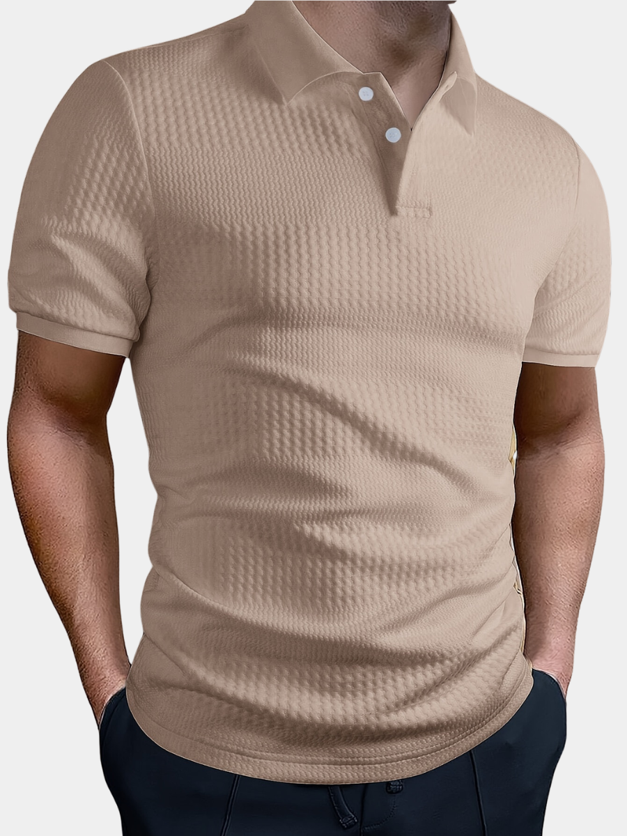 Men's Collar Polo Shirt | Two-Button