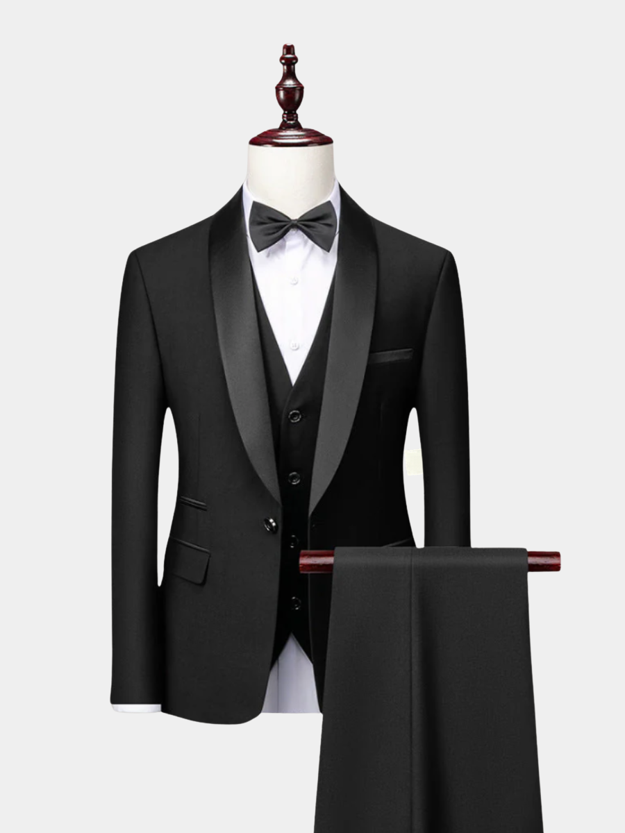 Men's Three Piece Tuxedo Suit | Wedding