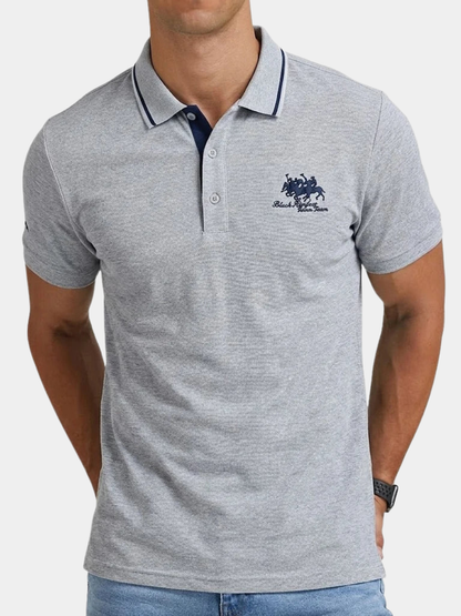 Men's Tipped Pique Polo Shirt | Short Sleeve
