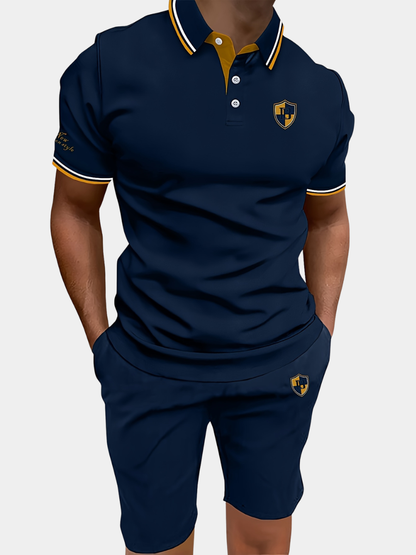 Men's Collar Polo Shirt | 3-Button