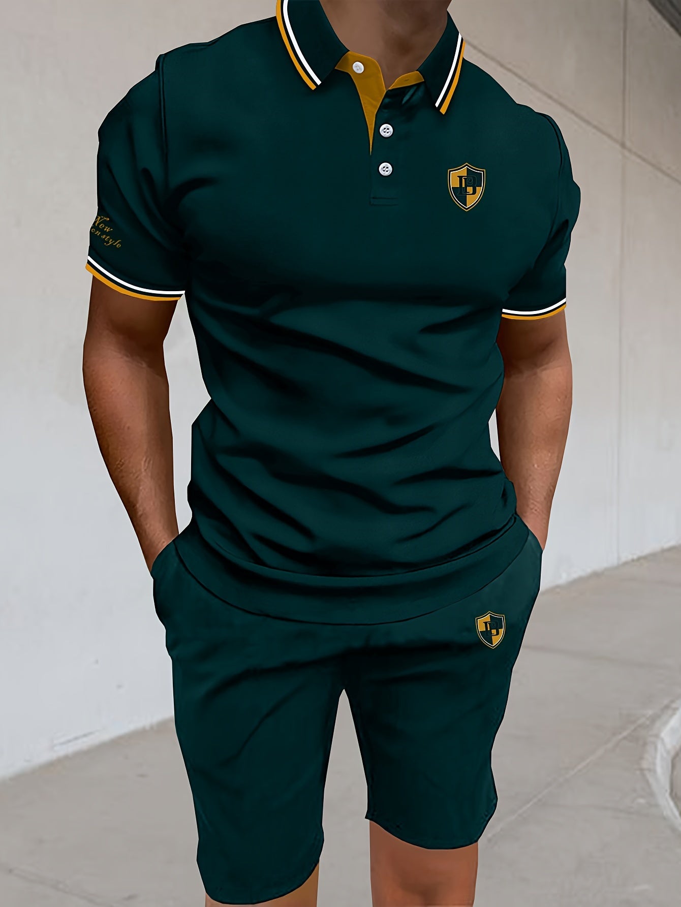 Men's Collar Polo Shirt | 3-Button