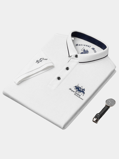 Men's Tipped Collar Polo | Short Sleeve