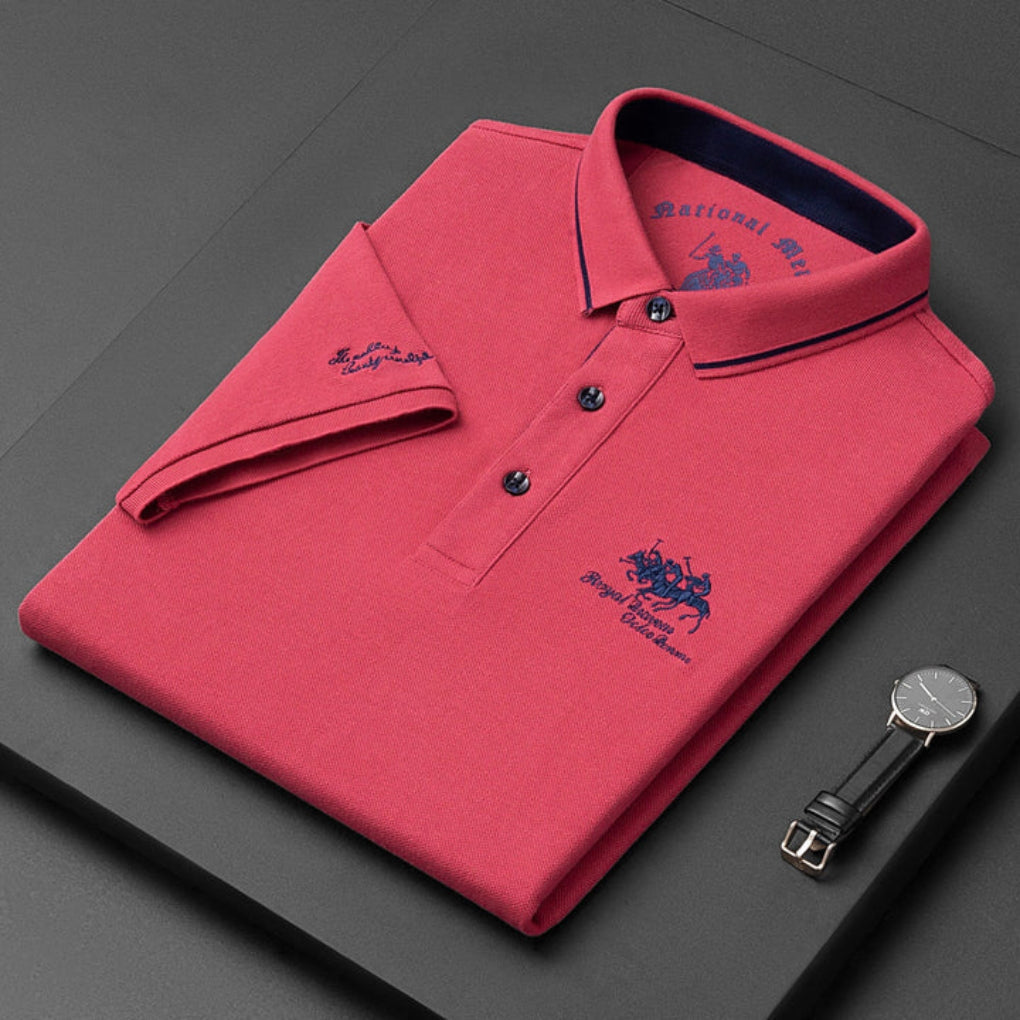 Men's Tipped Collar Polo | Short Sleeve