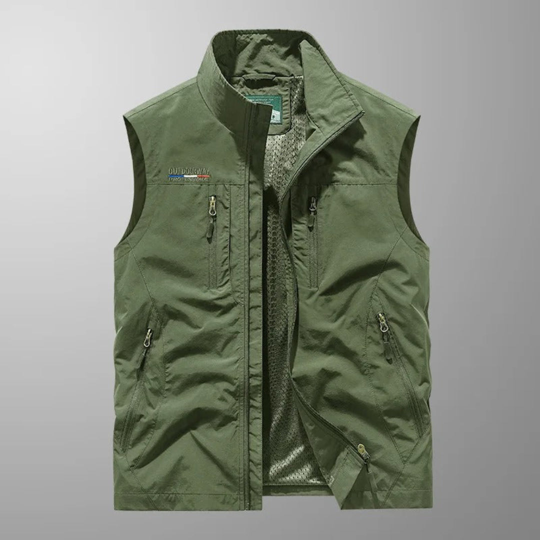 Men's Utility Cargo Gilet | Multi Pocket