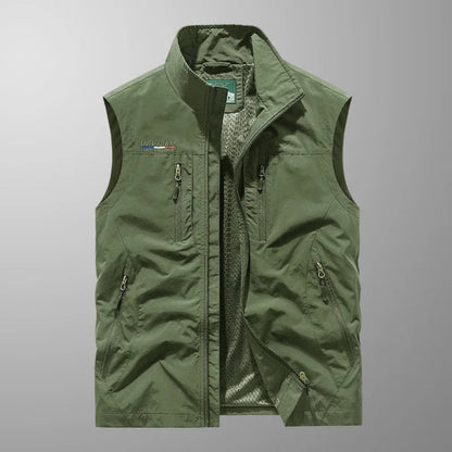 Men's Utility Cargo Gilet | Multi Pocket