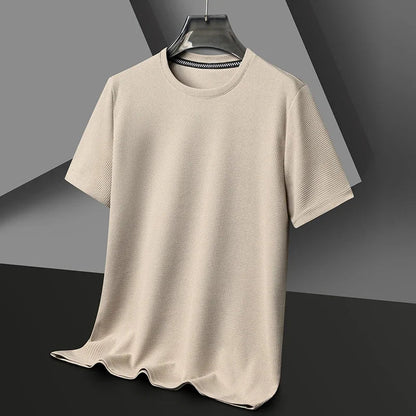 Men's Waffle Crew Neck T-Shirt | Short Sleeve