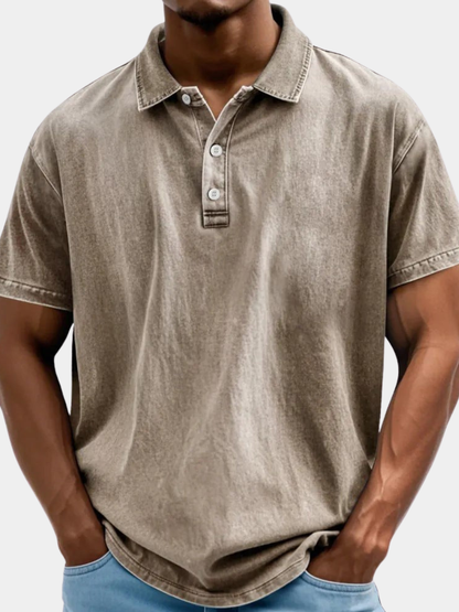 Men's Collar Polo Shirt | Button