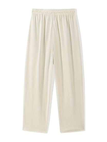 Men's Wide Leg Trousers | Relaxed Fit