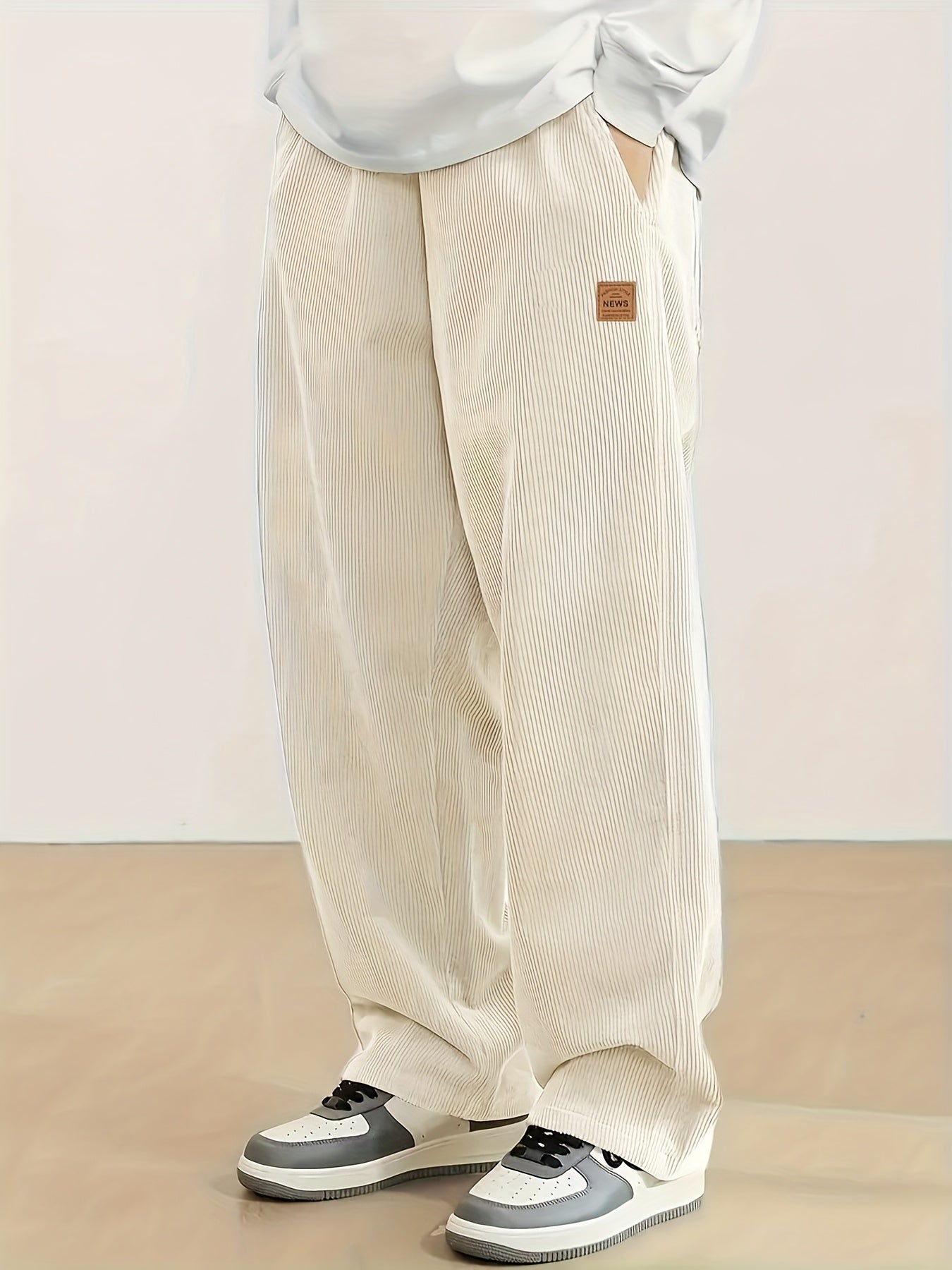Men's Wide Leg Trousers | Relaxed Fit