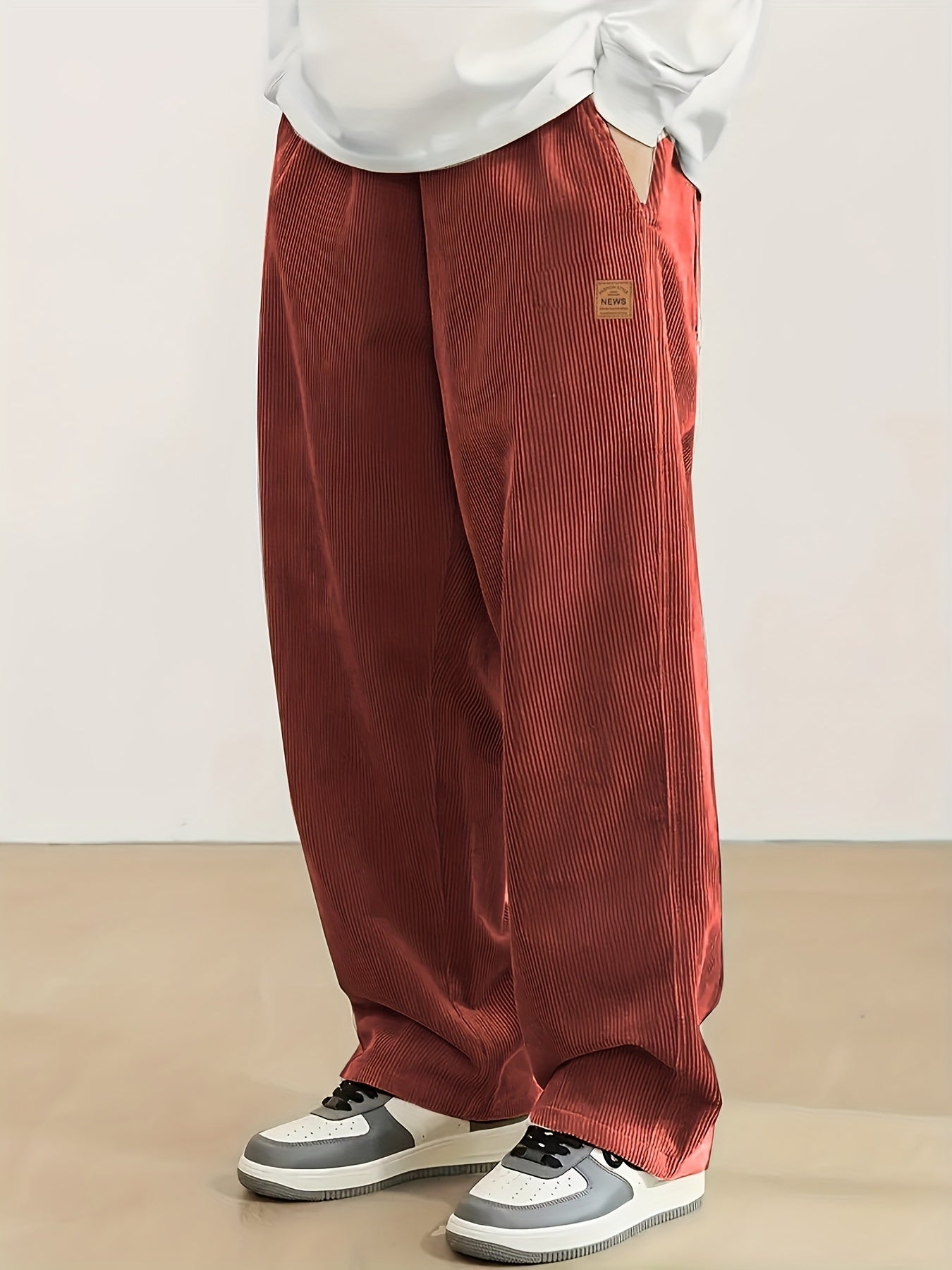 Men's Wide Leg Trousers | Relaxed Fit