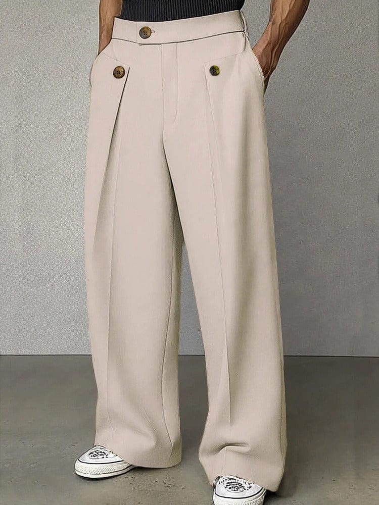 Men's Work Trousers | Pleated Front