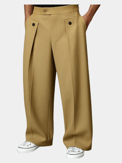 Men's Work Trousers | Pleated Front