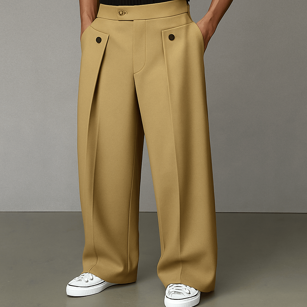 Men's Work Trousers | Pleated Front