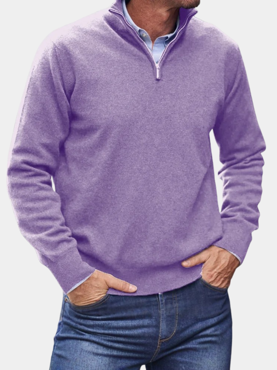 Men's Quarter Zip Jumper | Long Sleeve