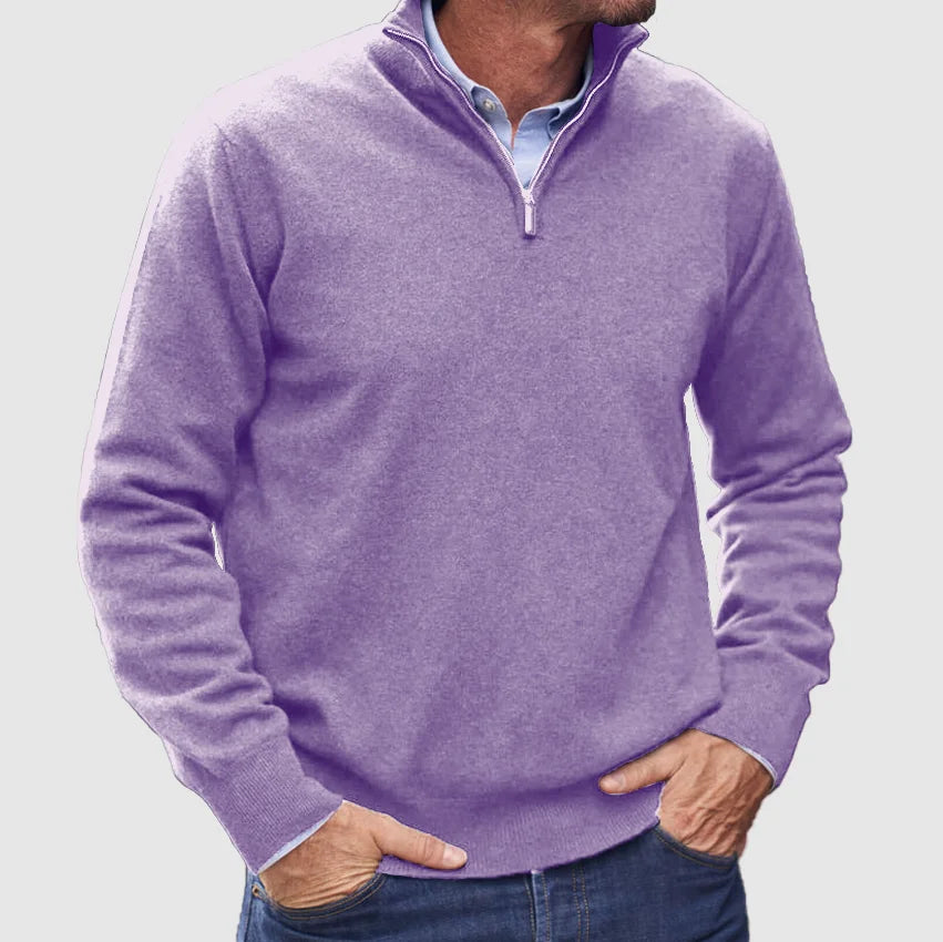 Men's Quarter Zip Jumper | Long Sleeve