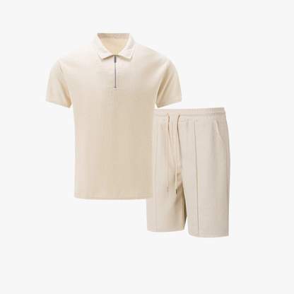 Men's Collar Polo Shirt | Half Zip