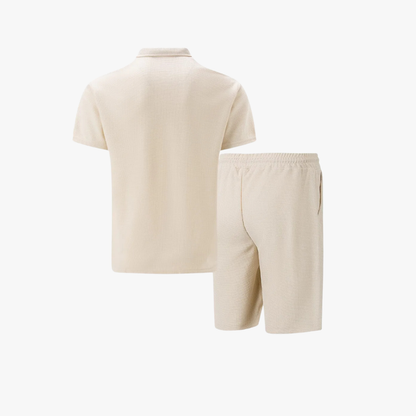 Men's Collar Polo Shirt | Half Zip