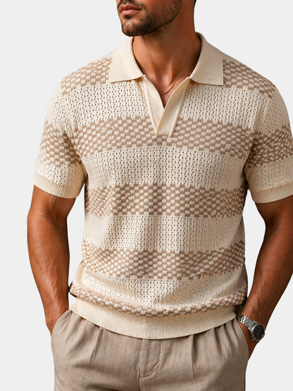 Osric Textured Polo Shirt | Short Sleeve
