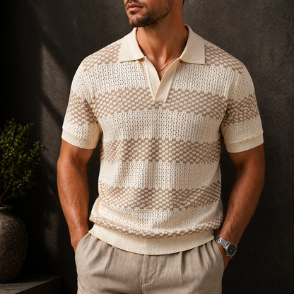 Osric Textured Polo Shirt | Short Sleeve