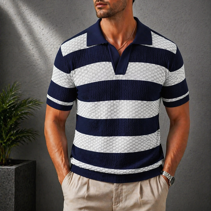 Osric Textured Polo Shirt | Short Sleeve