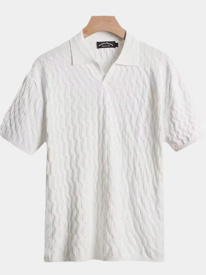Tobias Polo Shirt | Pleated