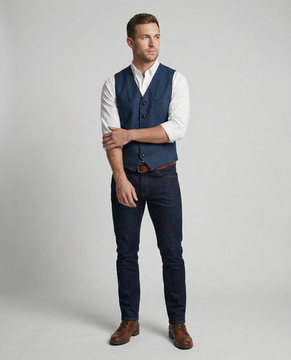 Winston | Button Front Sporty Gilet
