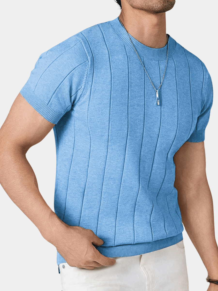 Winston Ribbed Sweater | Striped